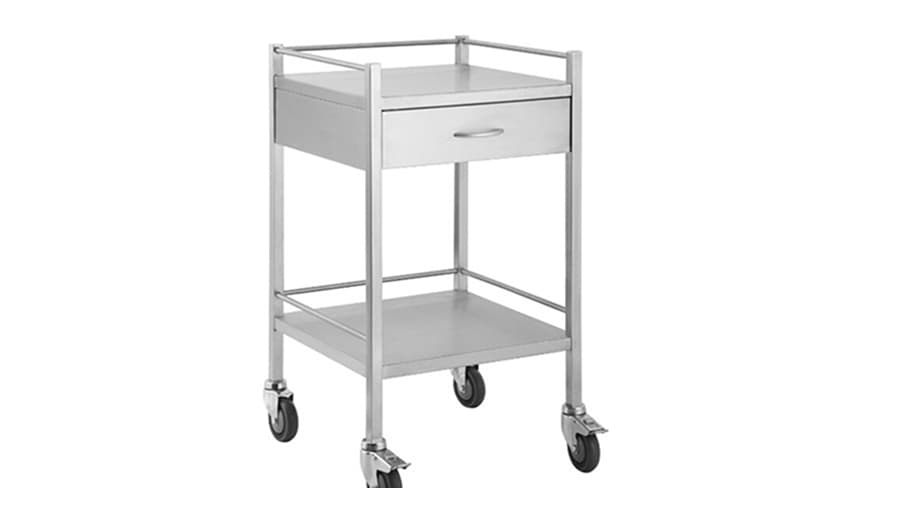 Stainless Steel Trolley with Drawer thumbnail 2
