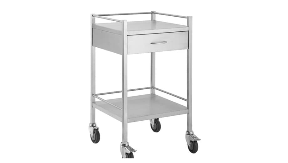 Stainless Steel Trolley with Drawer thumbnail 3