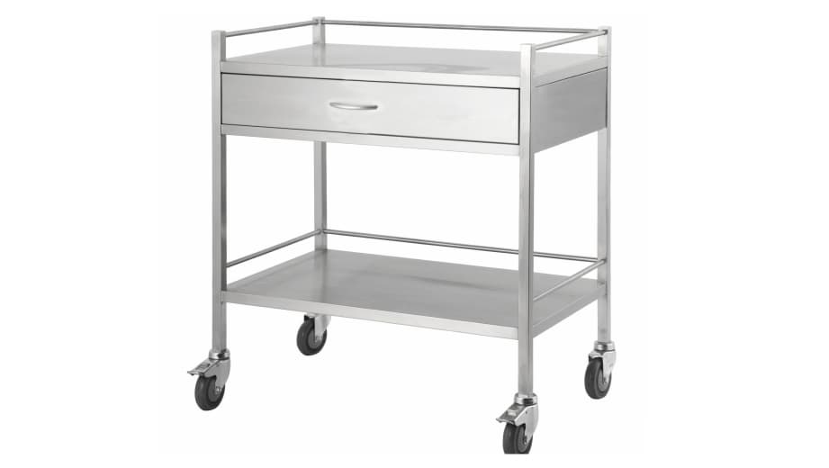 Stainless Steel Trolley with Drawer thumbnail 4